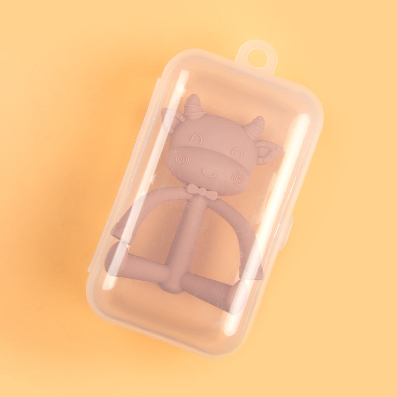 Wholesale Baby 3D Cartoon Silicone Supplies Teether